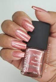 reflective rosé nail polish dr s