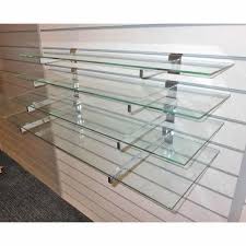 Transpa Wall Mounted Glass Shelves