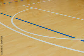 wooden floor volleyball basketball