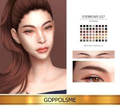 33 maxis match sims 4 eyebrows cc for