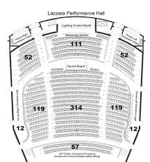 Robinson Performance Hall Seating Chart Best Picture Of
