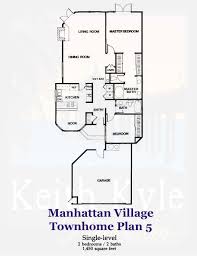 Manhattan Village Townhome Plan 5