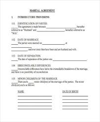 7 Separation Agreement Form Samples Free Sample Example Format