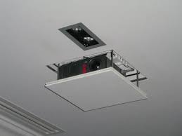 metal ceiling mounted motorized