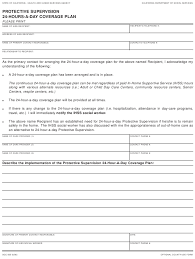 Form Soc 825 Download Fillable Pdf Protective Supervision