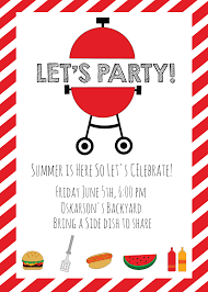 summer bbq invitations crazy little