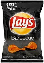 lays barbecue potato chips 1 25 oz