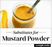 Can mustard powder replace ground mustard?