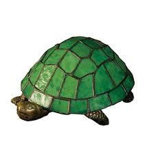 tiffany stained glass turtle night