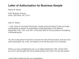 Letter Of Authorization Sample Letter Of Authorization