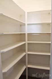 how to build pantry shelving