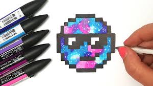Pixel art comment dessiner une pizza trop mignonne. Pixel Art Facile Comment Dessiner Un Emoji Kawaii Youtube