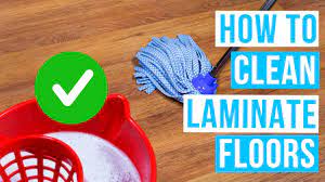 clean laminate floors and get paint off