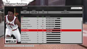 Nba 2k18 How To Change Your Starting Lineup Player Minutes In Mycareer