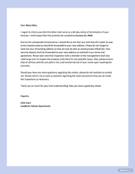 notice letter in google docs free