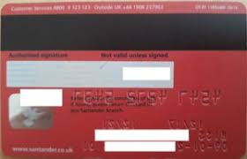 Usually, chilean maestro cards have a small logo on the back of the card. Bank Card Santander Debit Santander United Kingdom Of Great Britain Northern Ireland Col Gb Vi 0015 06