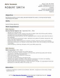 Curriculum vitae is an outline of a person's educational and professional history, usually prepared for job applications. Able Seaman Resume Samples Qwikresume