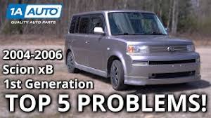 top 5 problems scion xb hatchback 2004