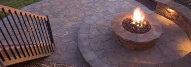 Backyard Space With A Paver Fire Pit