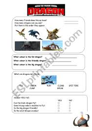 Trunks and mai future mai (未来のマイ, mirai no mai) is the one of the tritagonists of the future trunks saga. How To Train Your Dragon Movie Trailer Worksheet Esl Worksheet By Celestito
