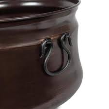 Round Garden Hose Pot With Lid 11061