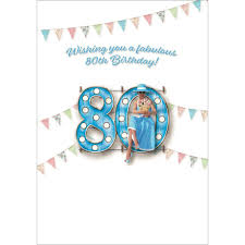 s2038 dc mom 80th birthday card eighty