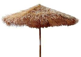 Bamboo Thatch Tiki Umbrella For Patio