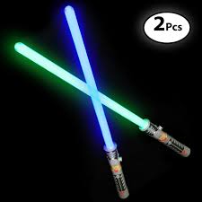 Laser Swords For Kids 2 Pack Double Bladed Light Saber Toy With Sounds Blue Green Colors 28 Inch Perfect For Star Wars Themed Party 6 Aaa Batteries Included Replaceable Walmart Com Walmart Com