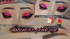 shimar pink light eye makeup so