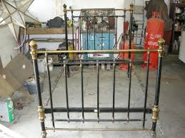 brass iron bed restoration repair