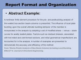 Writing an abstract for a lab report      Best Essay Writer technical report example abstract