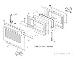 Glass Of An Oven Door Frigidaire