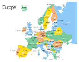 Large big europe flag, image source. Europe Map With Capitals Template Geo Map Europe France Continents Map European Capitals Map Hd