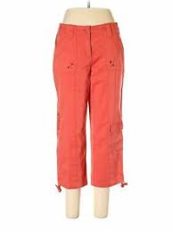 Details About Style Co Women Orange Cargo Pants 8