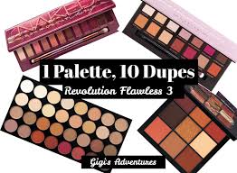 1 palette 10 dupes revolution