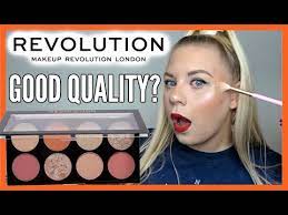 revolution ultra blush palette review