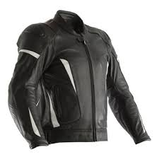 Gt Ce Leather Jacket 2190 Black White Xs Uk38 Eu48