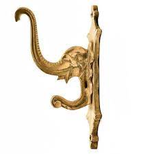 Handmade Brass Elephant Design Golden