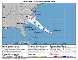 Harvey Of The East Coast Storming Toward Carolinas