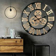 Handmade Clock Large Gear Wall Clock
