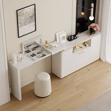 modern white dresser vanity set