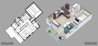 2d 3d floor plan rendering services