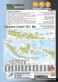 Indonesia Index Airport Wall Map Map Design Map Wall Maps