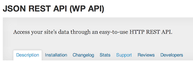 using the wordpress rest api in a