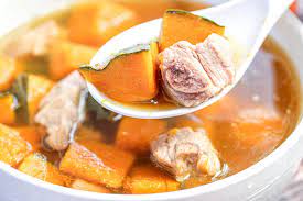 crock pot kabocha squash soup canh