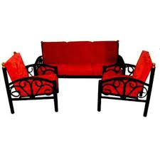 vfw modern wrought iron designer sofa set