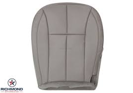 Bottom Leather Seat Cover Taupe Gray