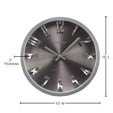 Steel Dimension Wall Clock