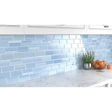 Bodesi Big Blue Glass Tile For Kitchen