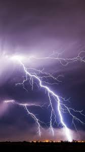 lightning storm bad weather night